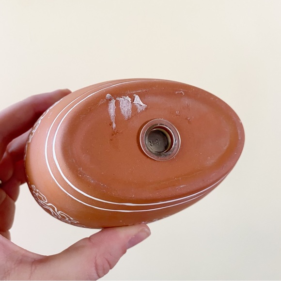 Vintage | Bath | Vintage Terra Cotta Bathroom Toothbrush Holder Boho ...